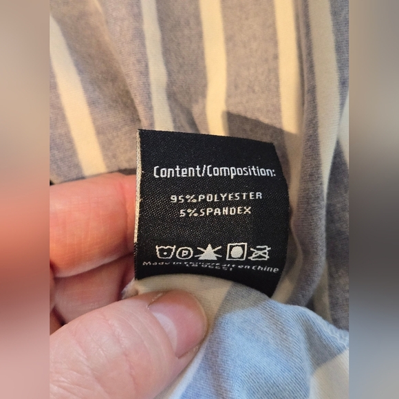 ☀️2/$10☀️Striped Navy and White Maxi Dress - Picture 5 of 8